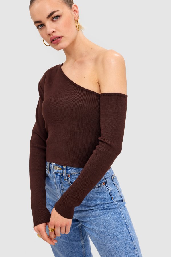 Bruine Off Shoulder Top Loavies