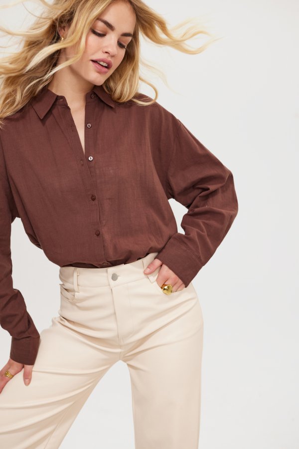 Brown Blouse Loavies