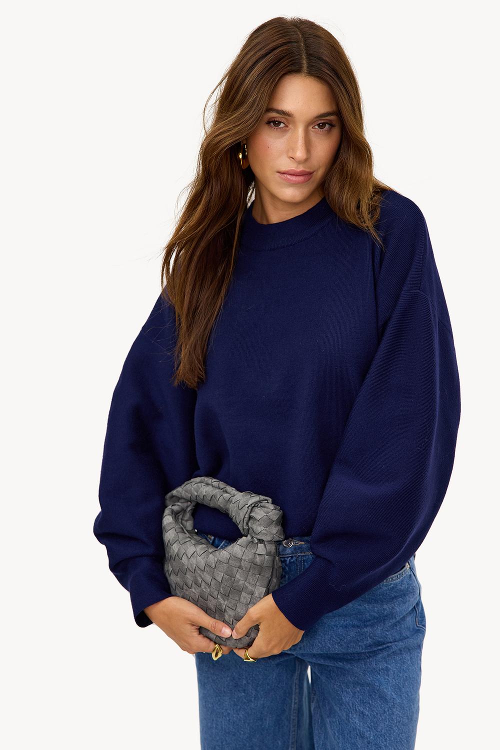 Pull bleu foncé