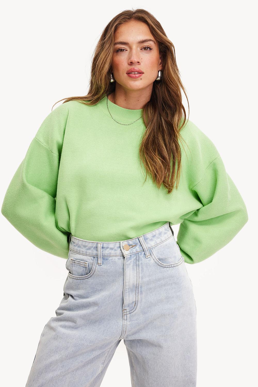 Mint green jumper