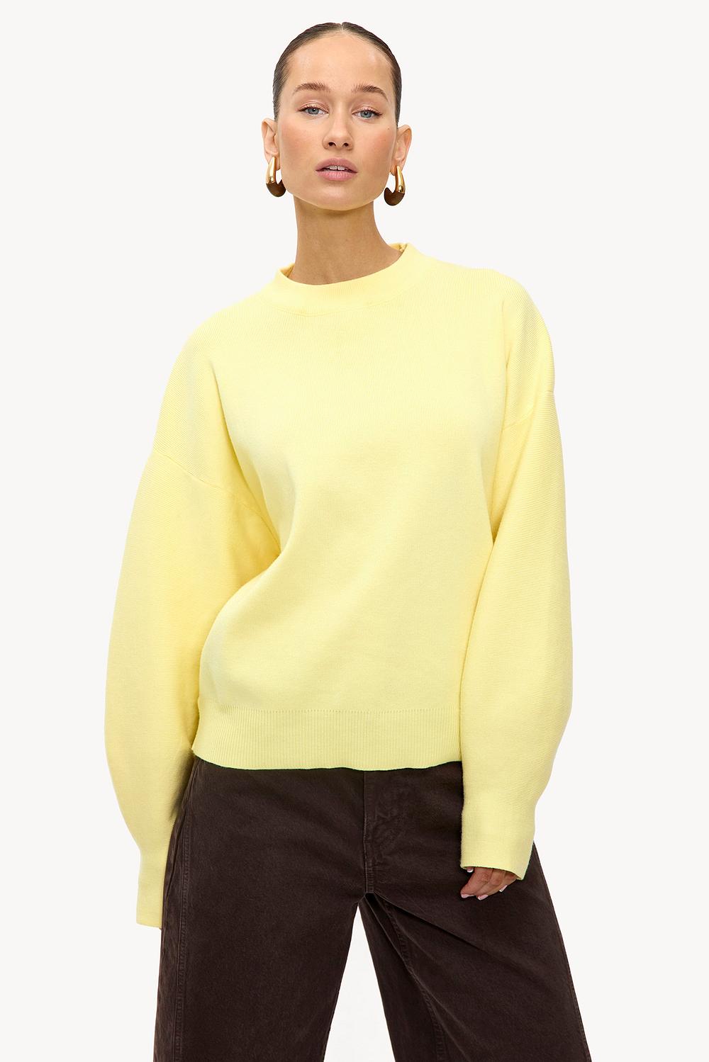 Pull jaune clair