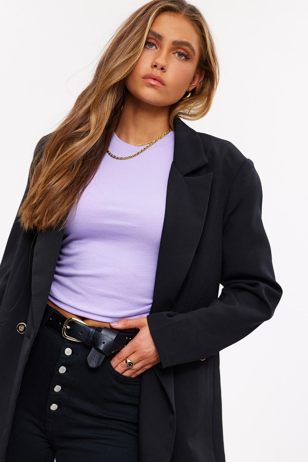 Lilac crop top