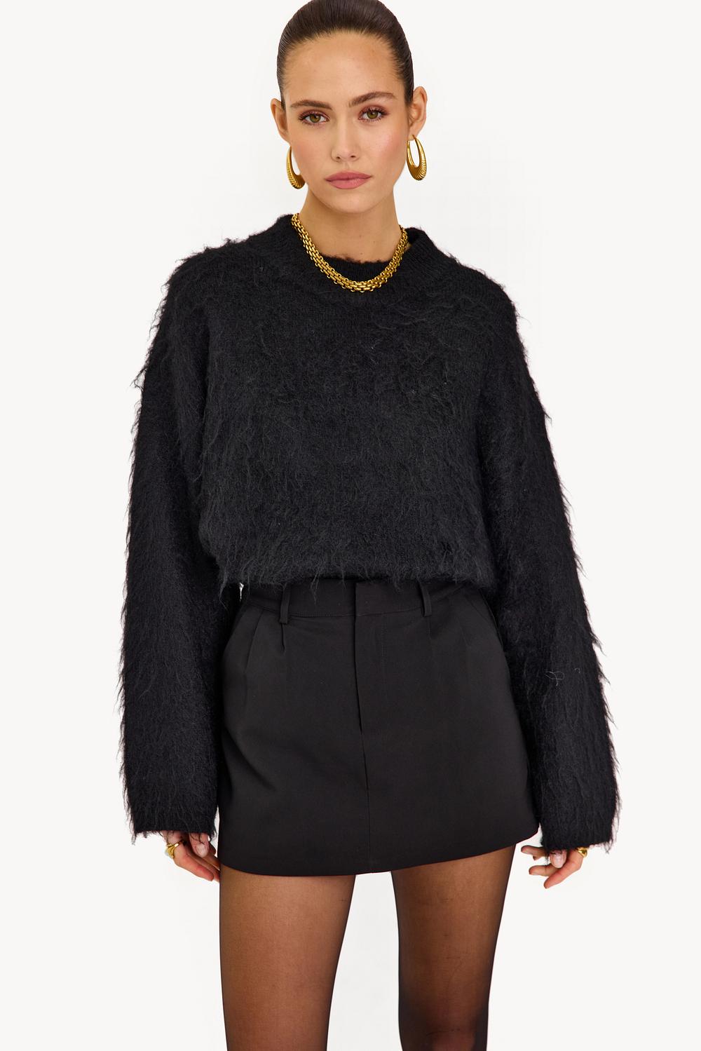 Zwarte skort