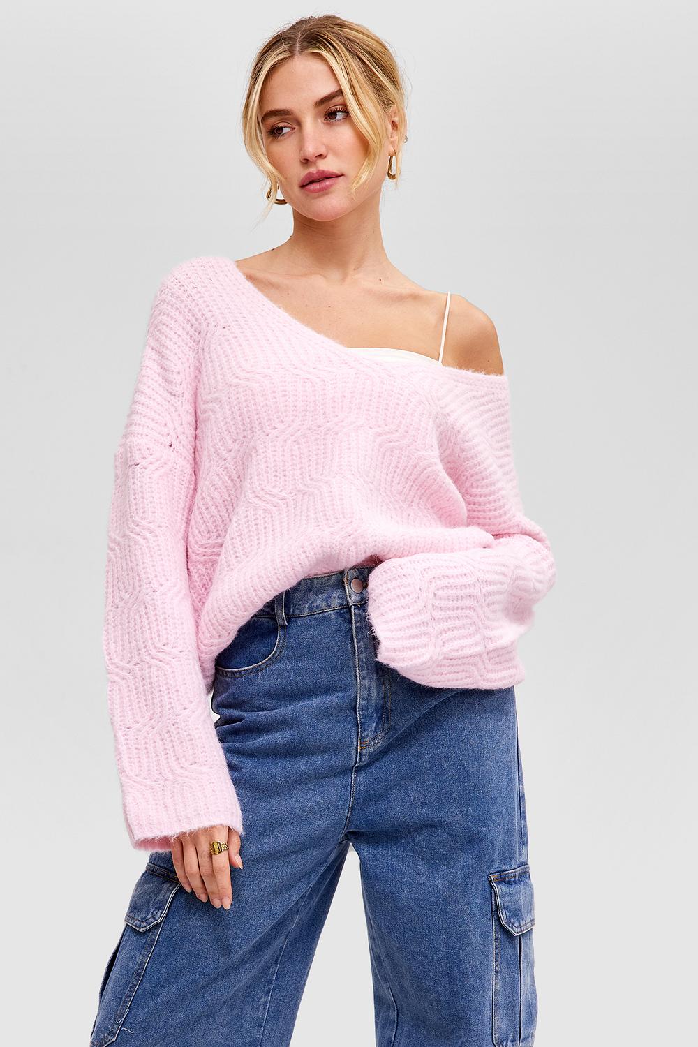 Missguided 2025 pink jumper