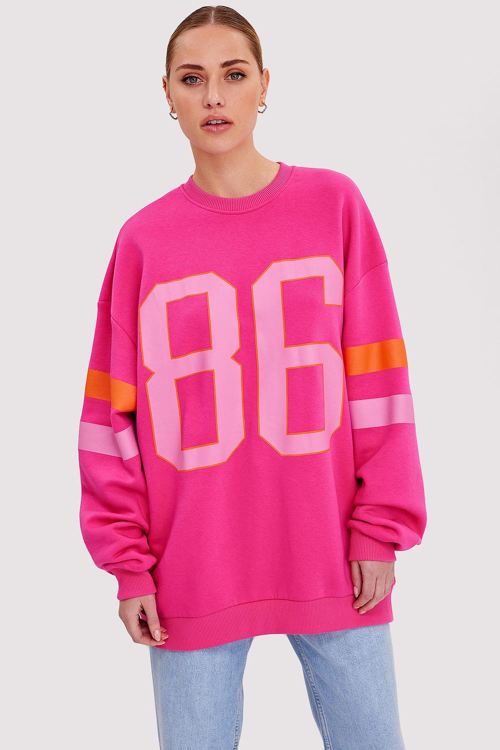 Roze oversized sweater