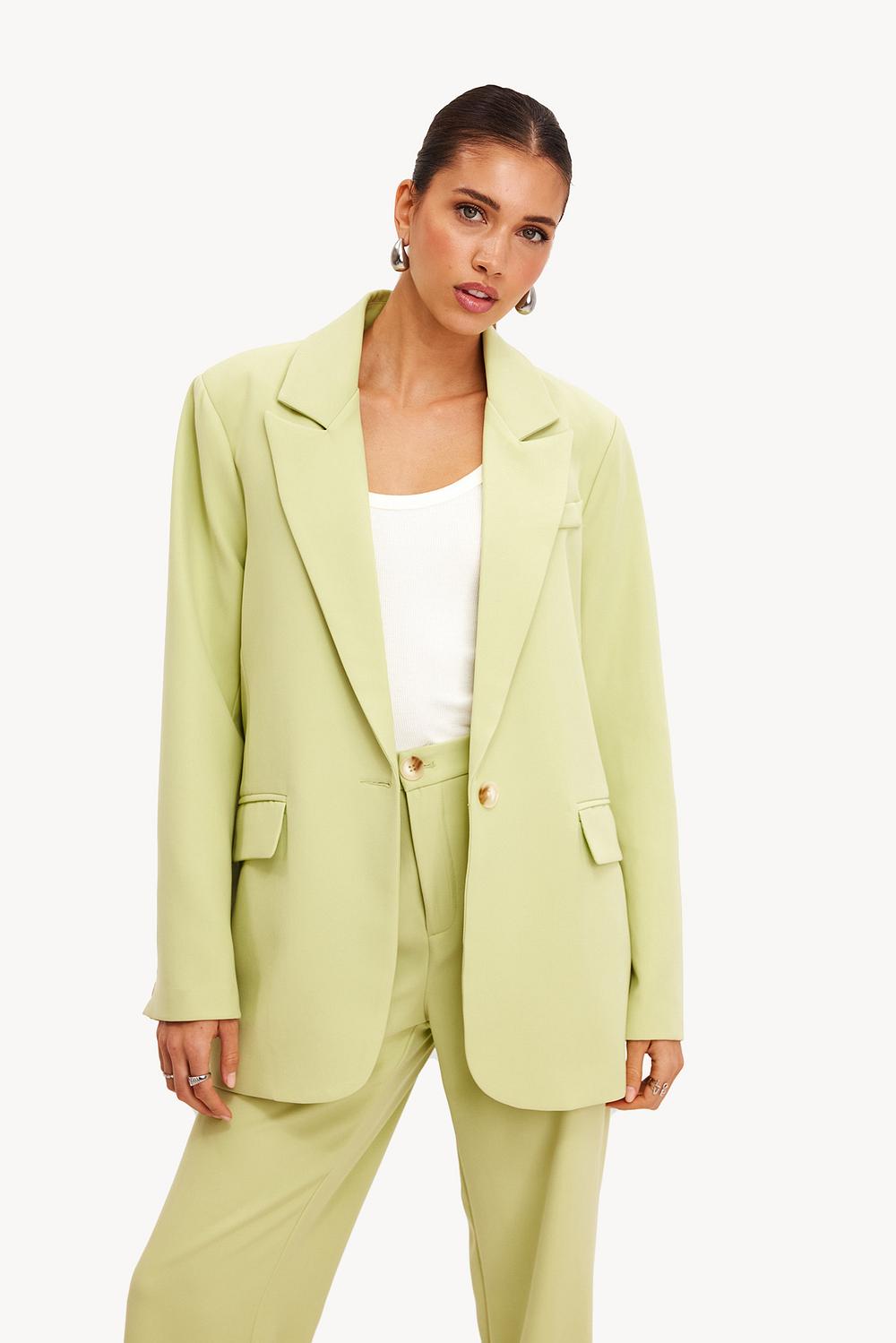 Mint green blazer