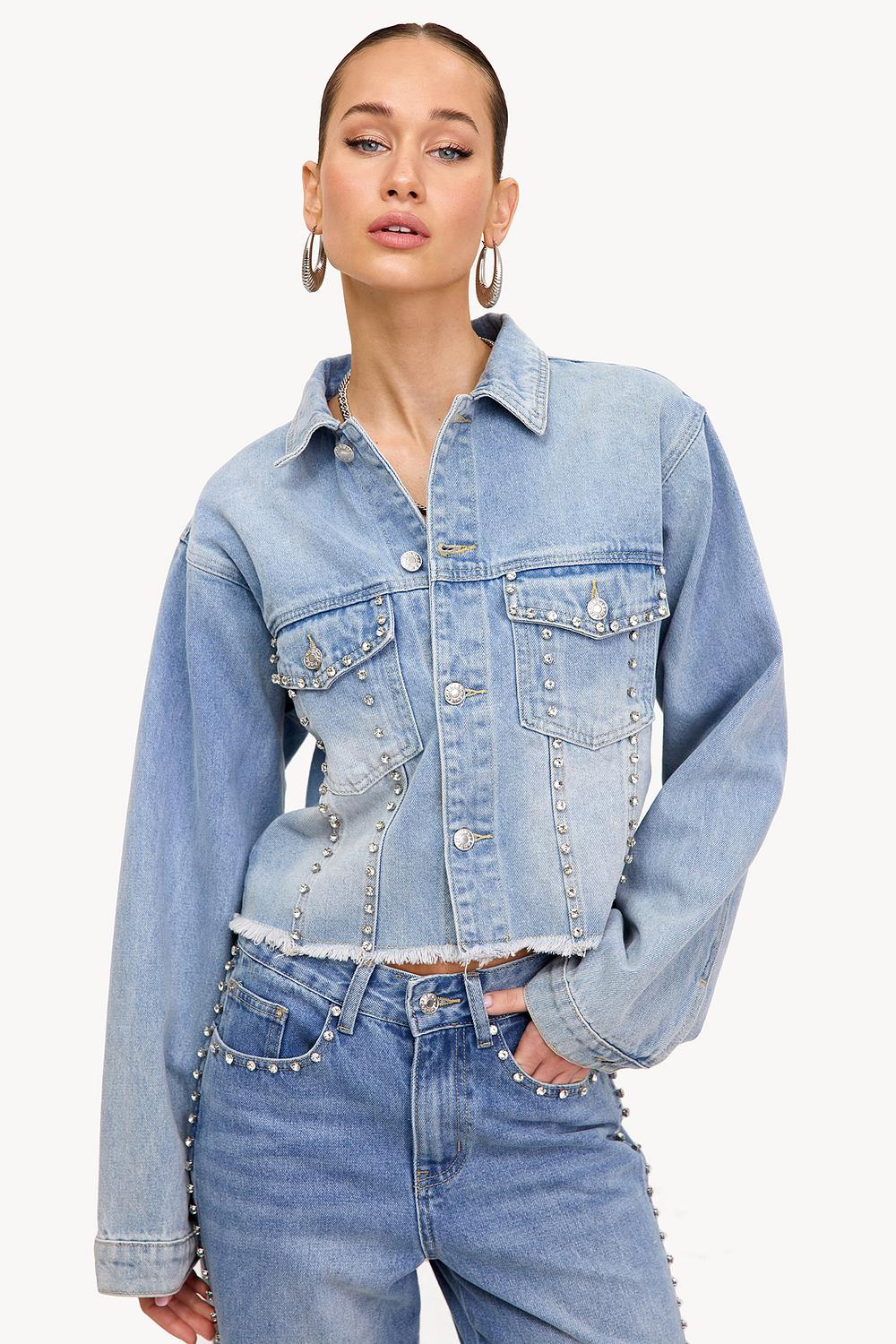 Veste bleu clair