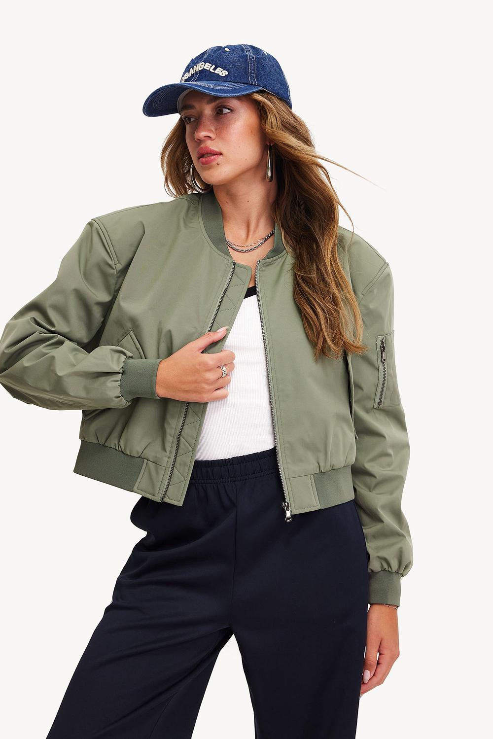 Bomber vert foncé