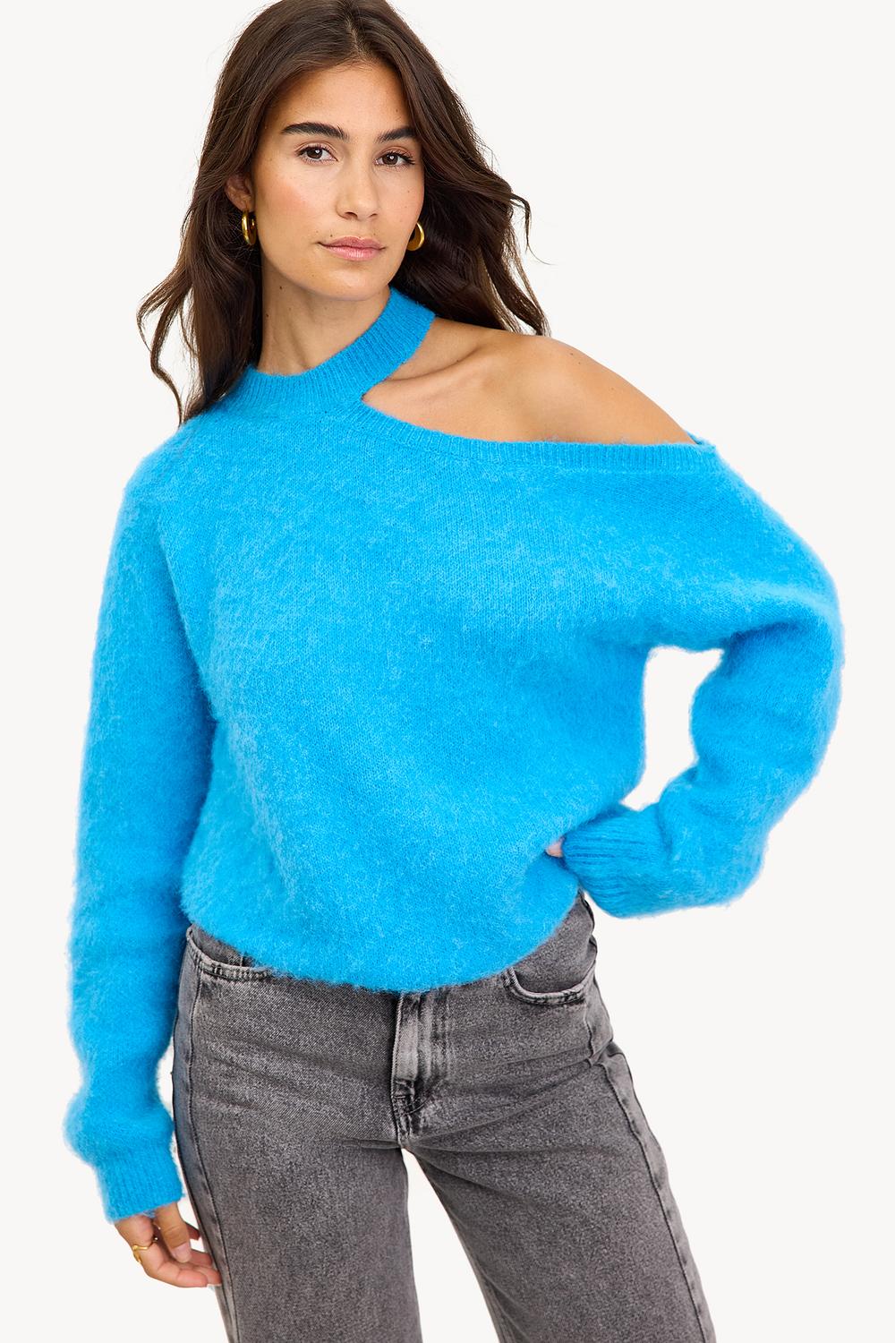Blauwe trui