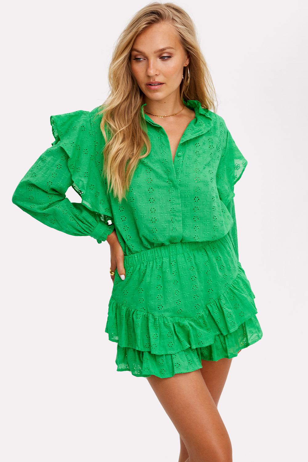 Groene blouse