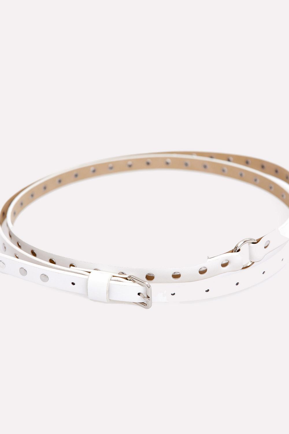 Off white shop riem wit