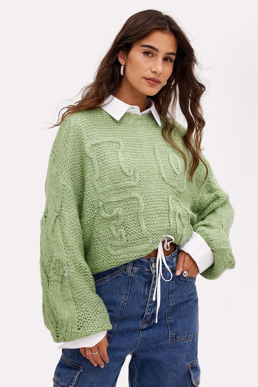 Light green jumper