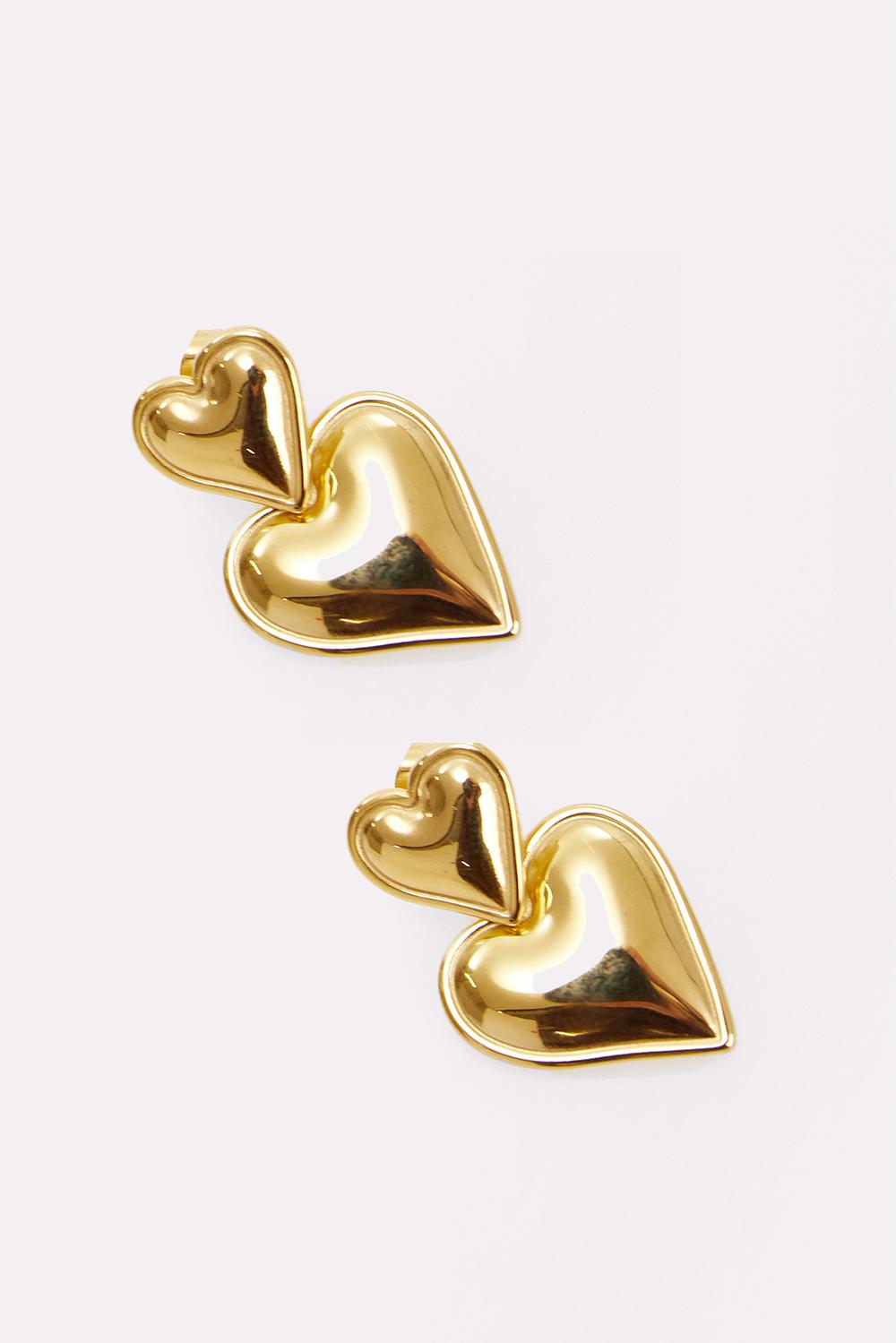 Boucles d'oreilles dorées
