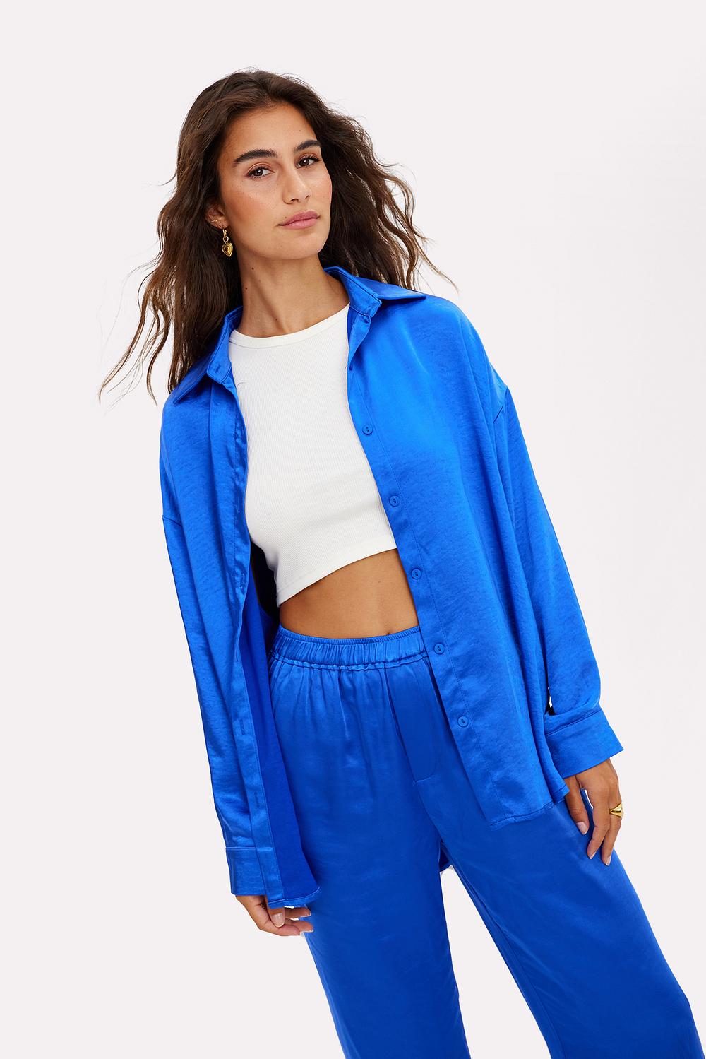Chemisier bleu