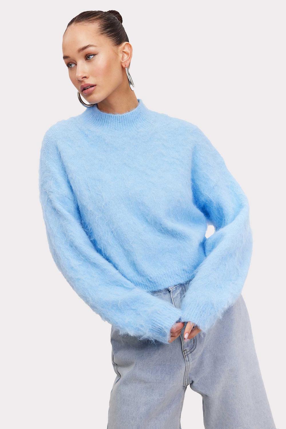 Lichtblauwe trui