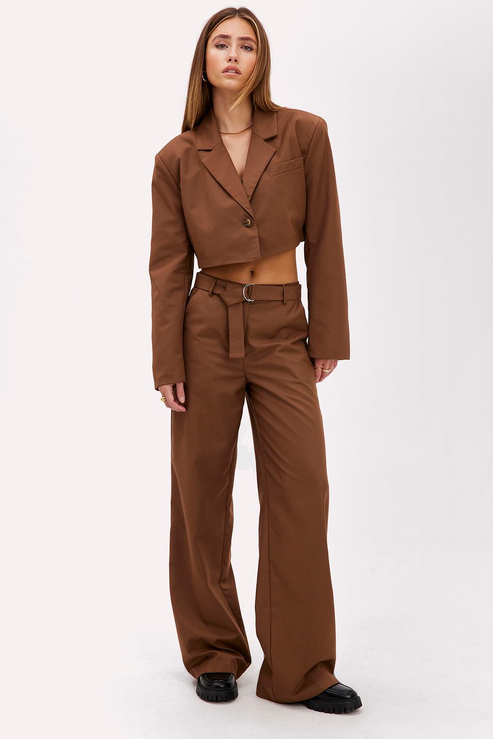 Brown trousers