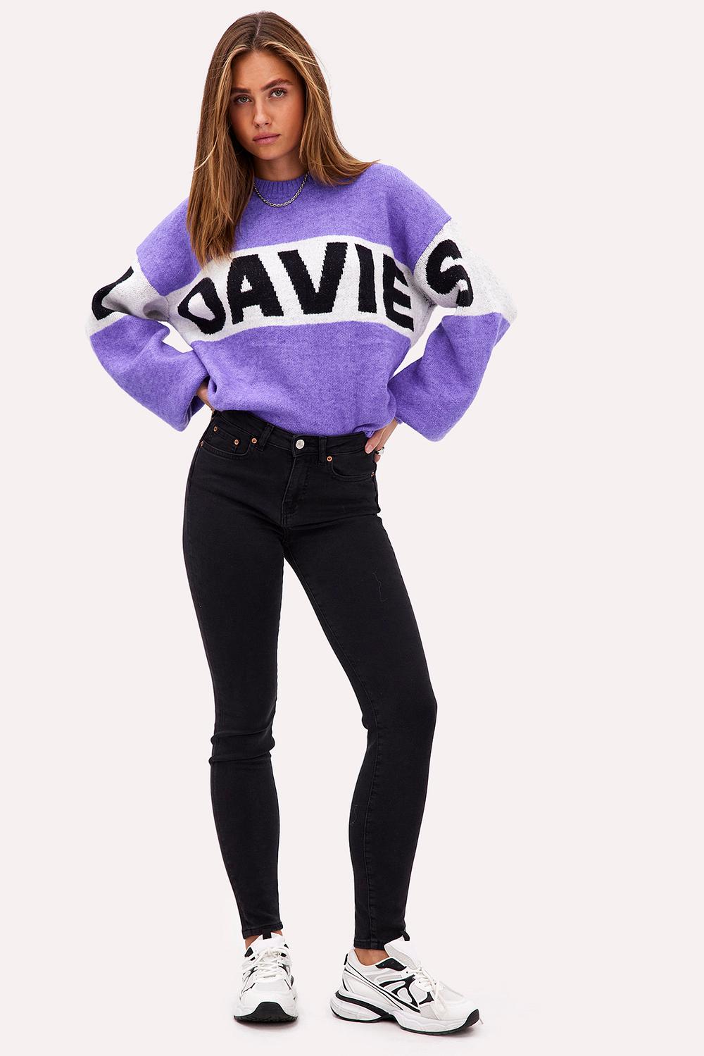 Zwarte high skinny jeans