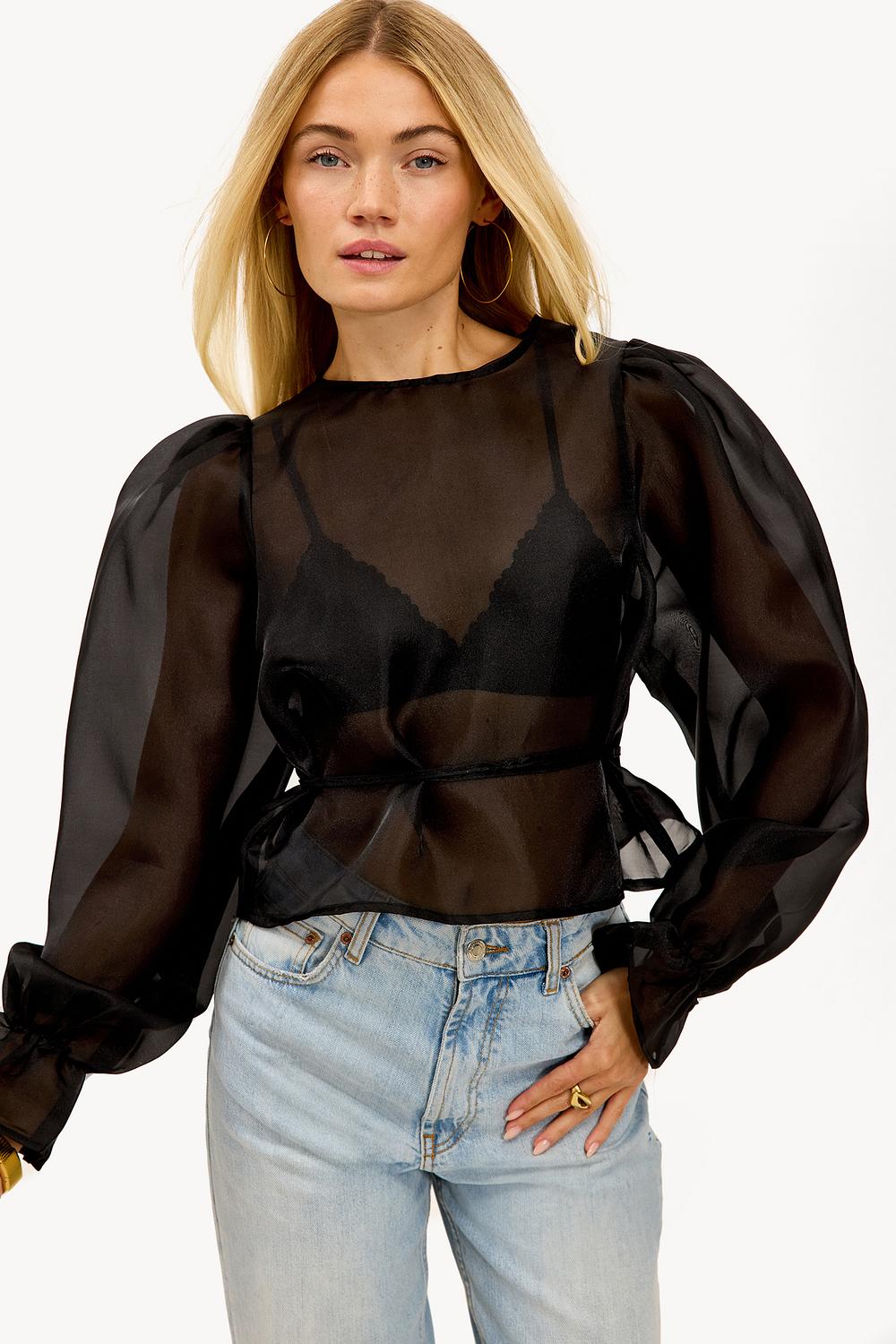 Zwarte blouse