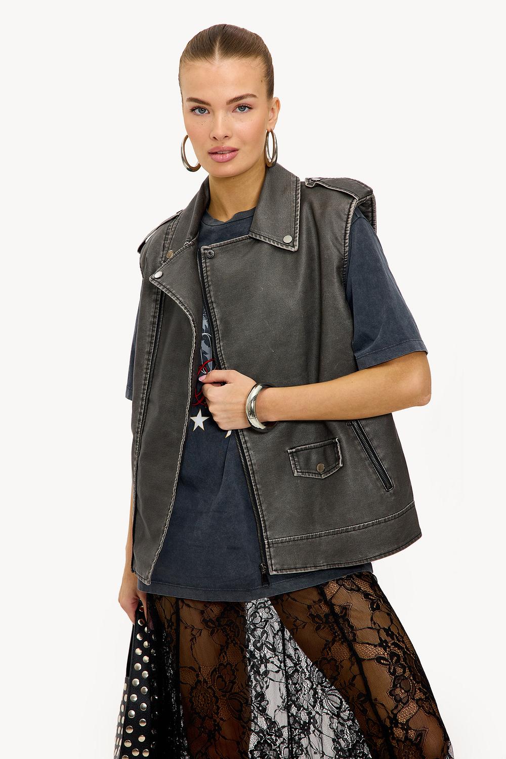 Grey gilet