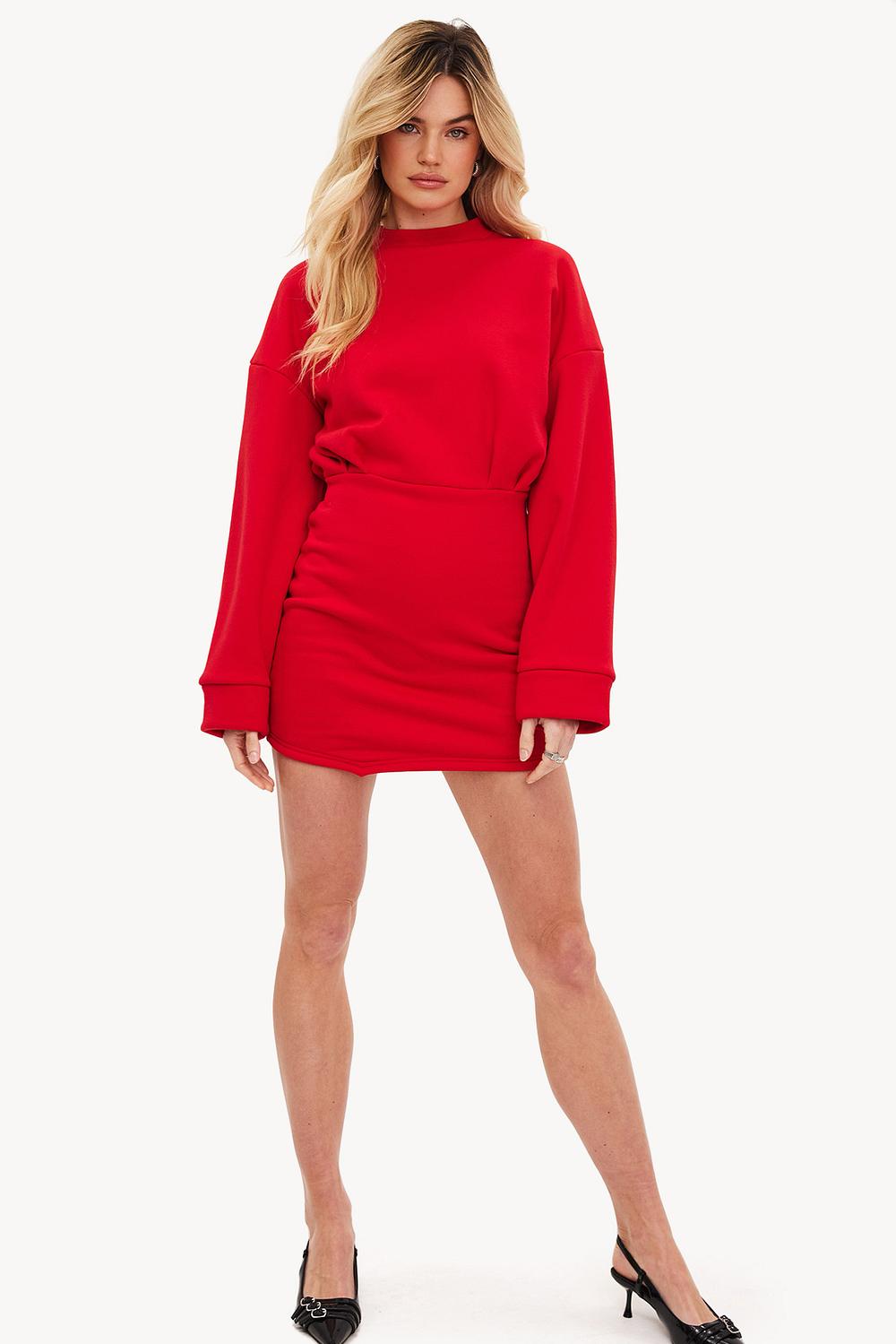Minivestido rojo