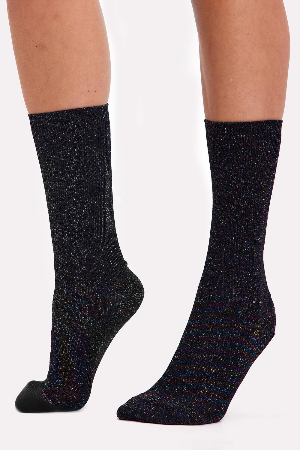 Venta al por mayos calcetines negros calcetines de tubo de otoño e invierno  para mujer al por mayor calcetines de cachemira cálidos retro - Nihaojewelry