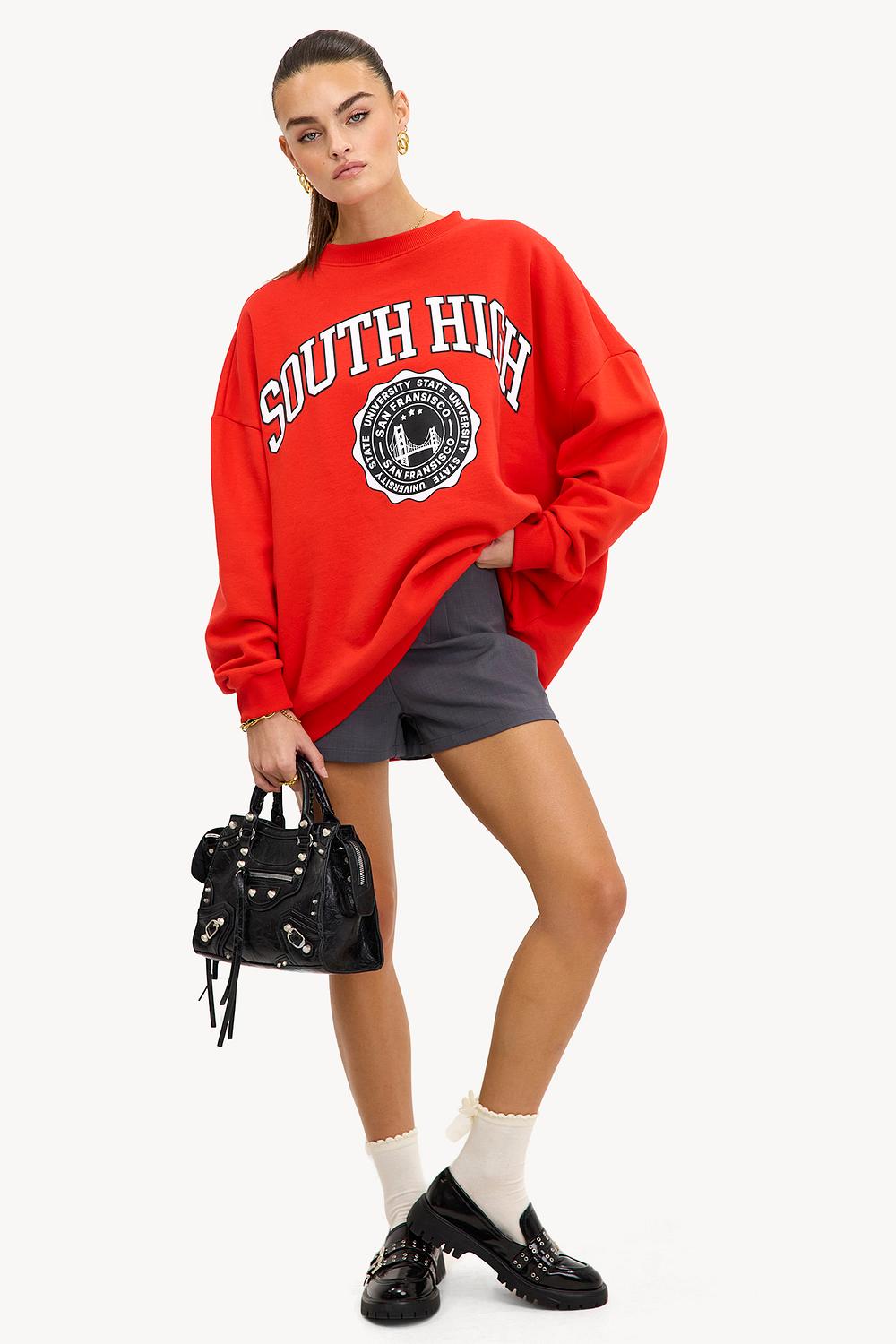 Red sweater