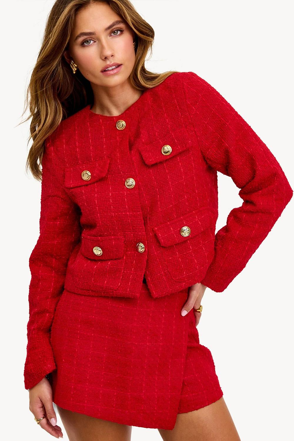 Falda pantalón rojo