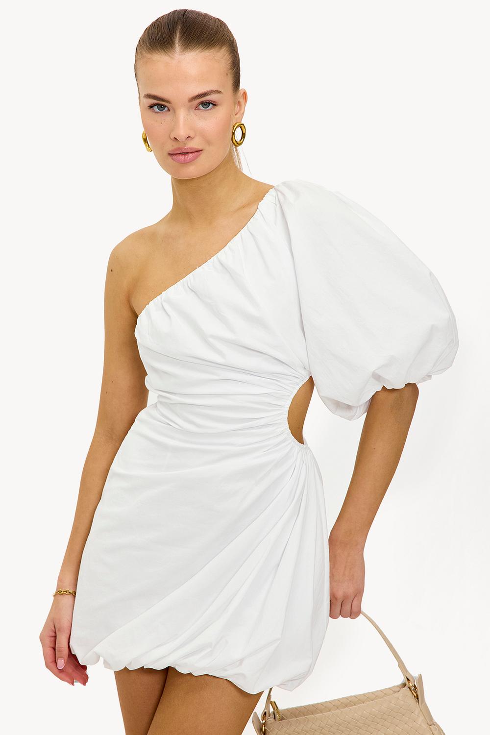 Robe courte blanche