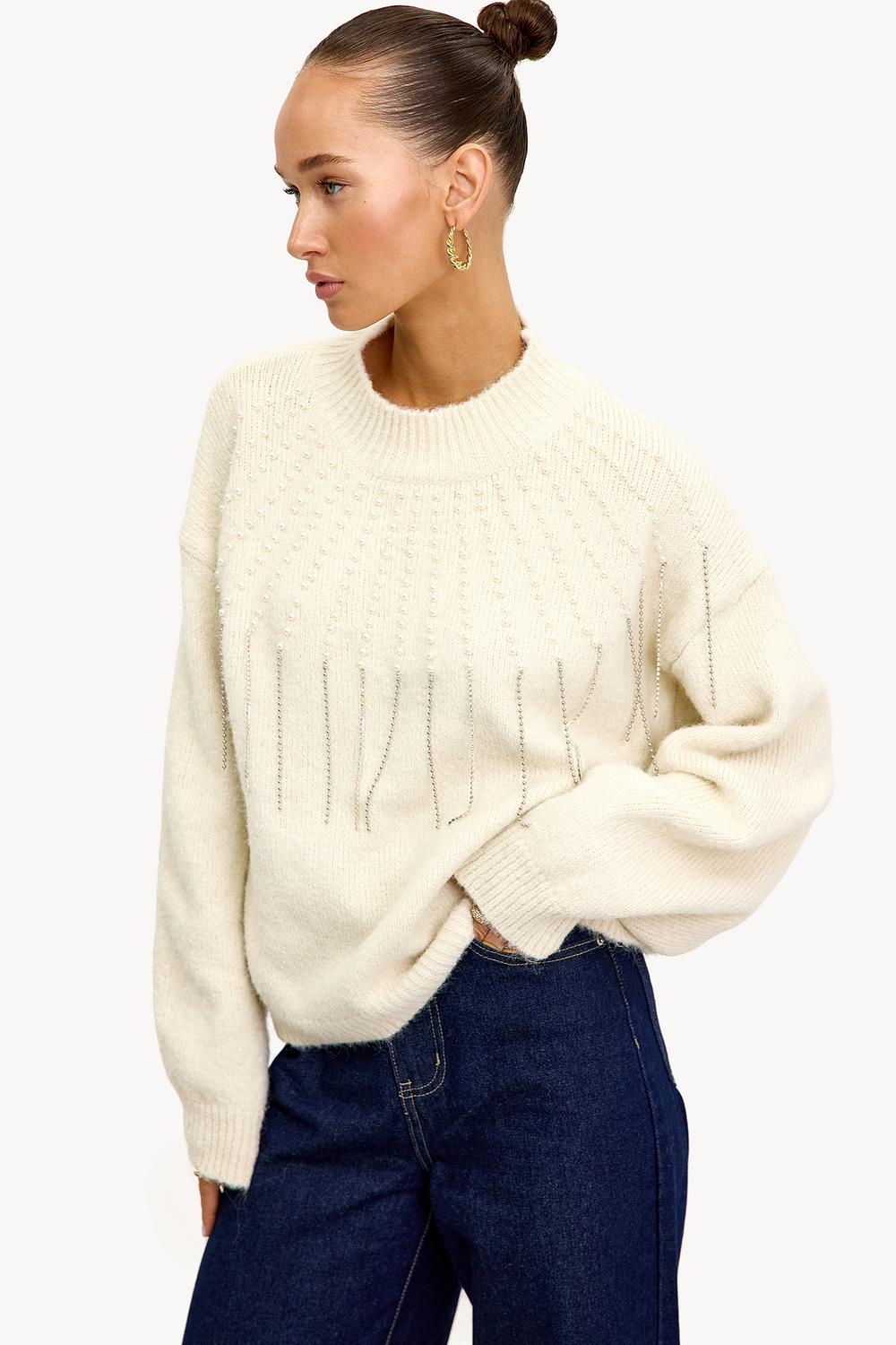 Pull blanc