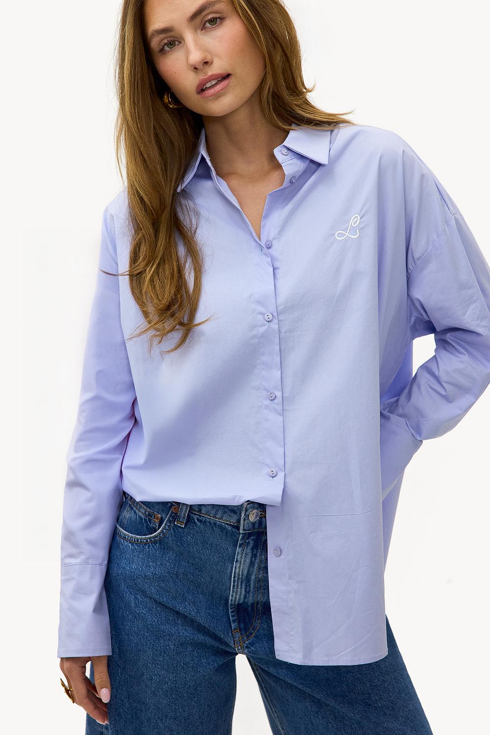 Blusa azul claro