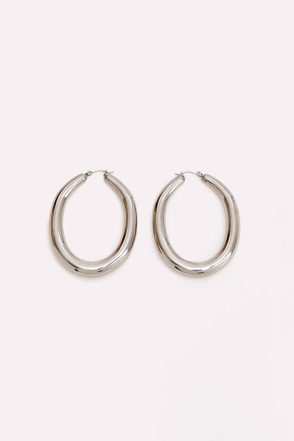 Silver earrings