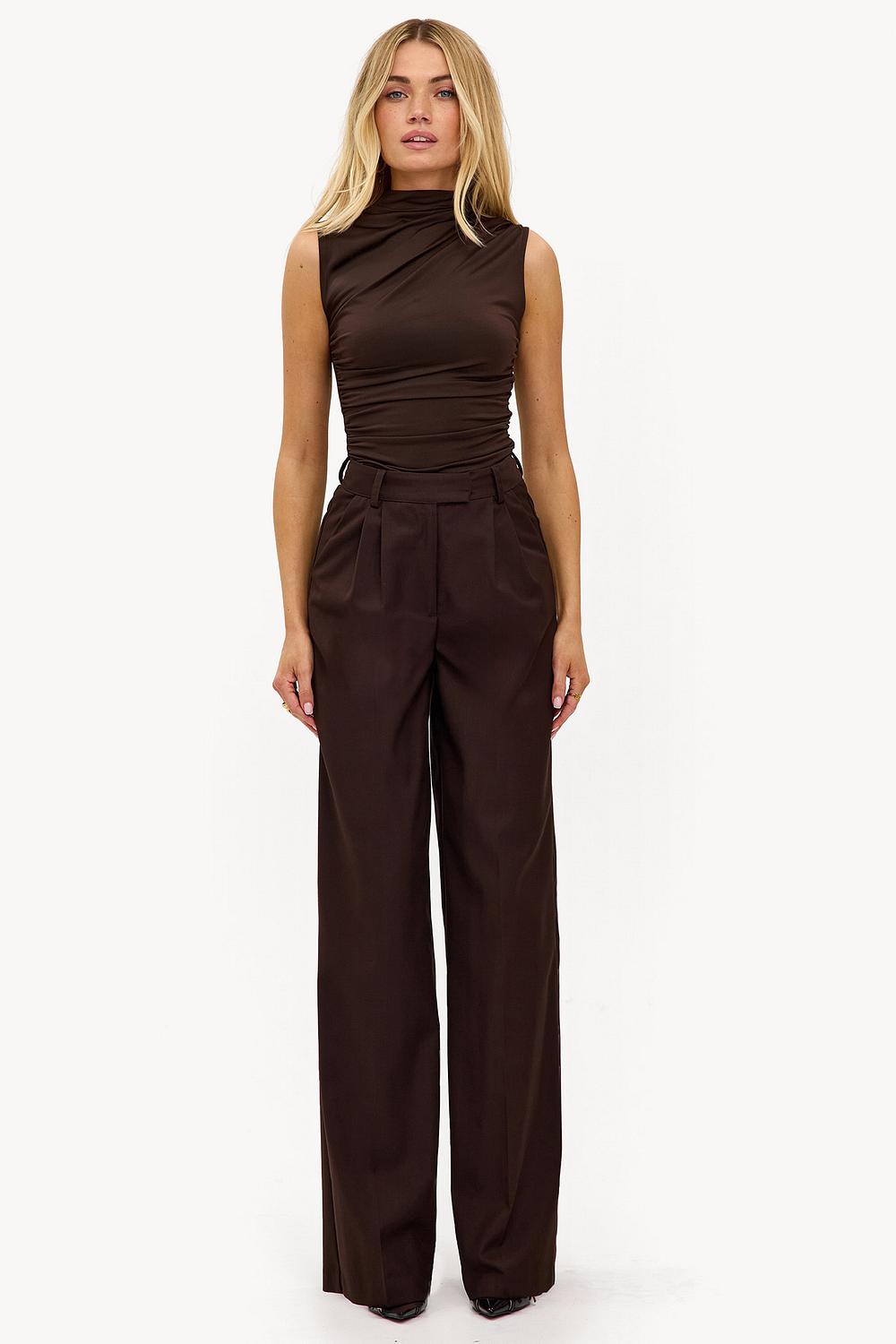 Bruine pantalon