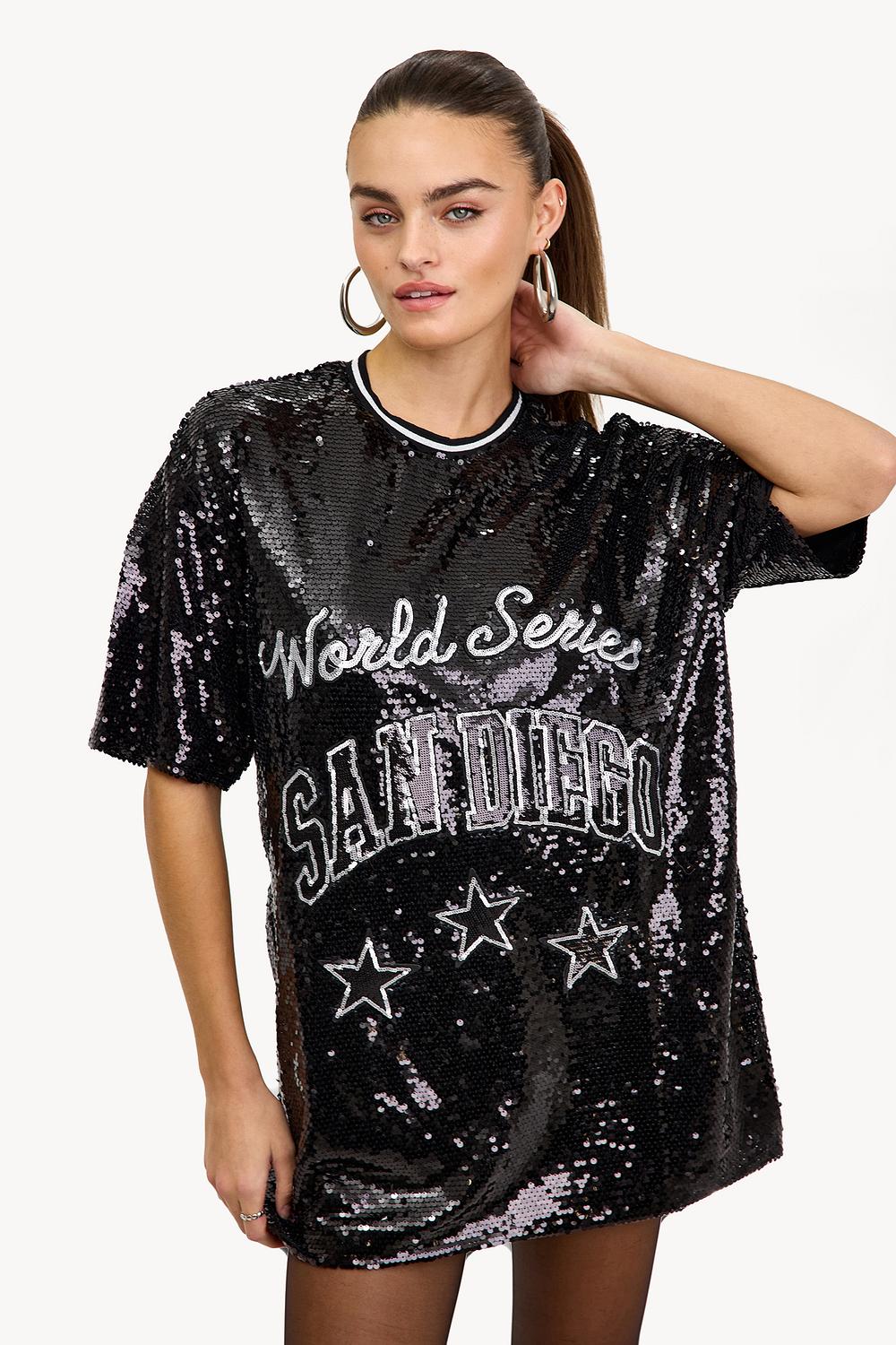 Robe t-shirt noire