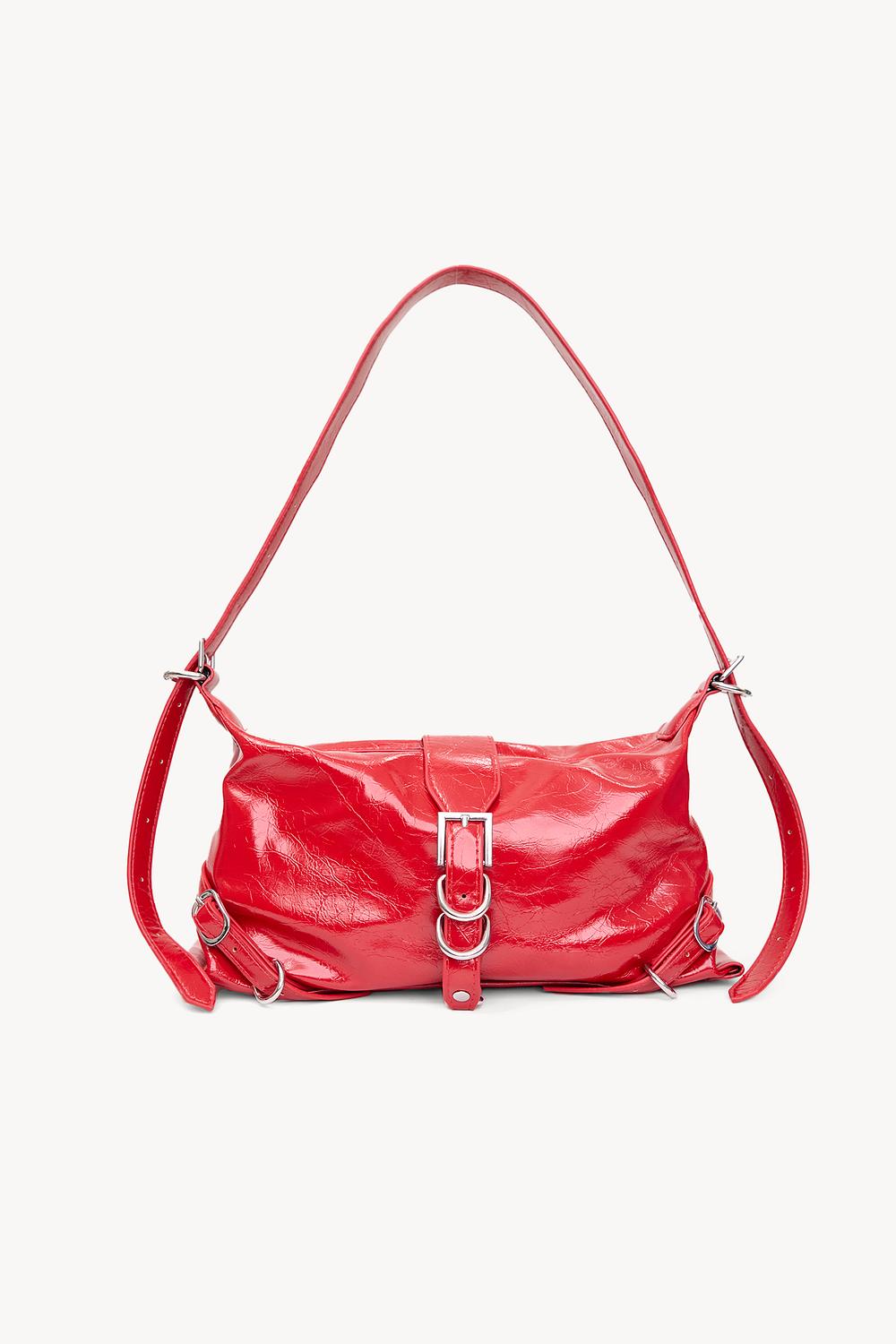 Bolso de mano rojo