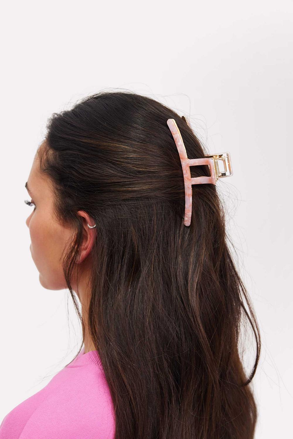 Pink hair clip