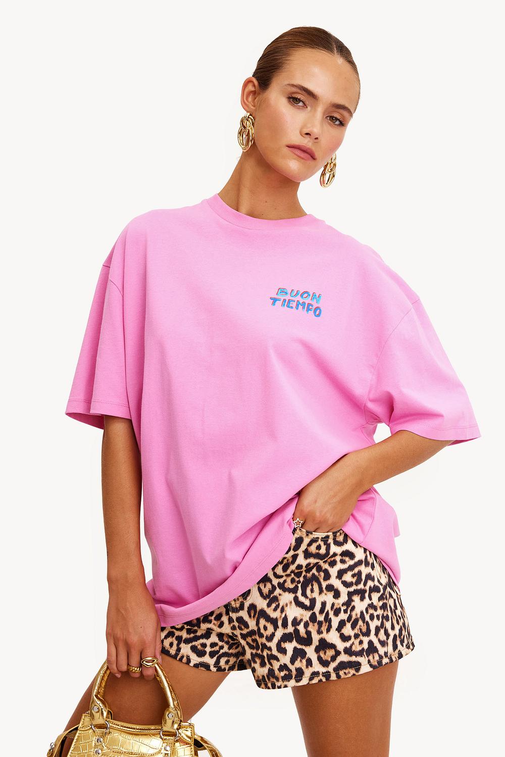 Roze it-shirt