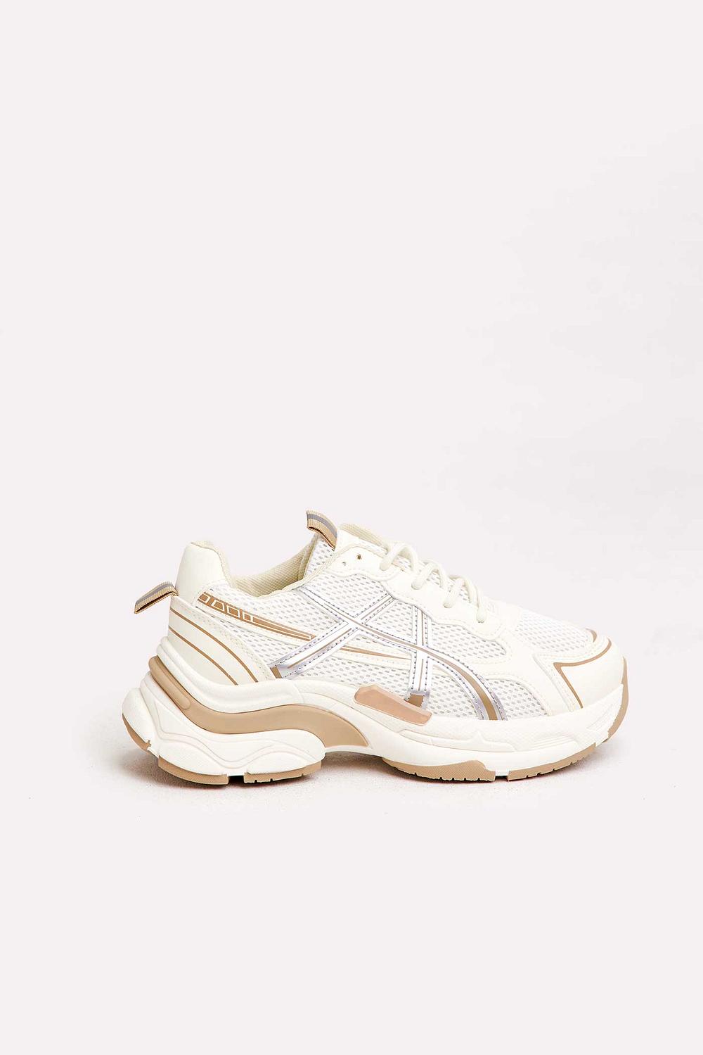Beige sneakers