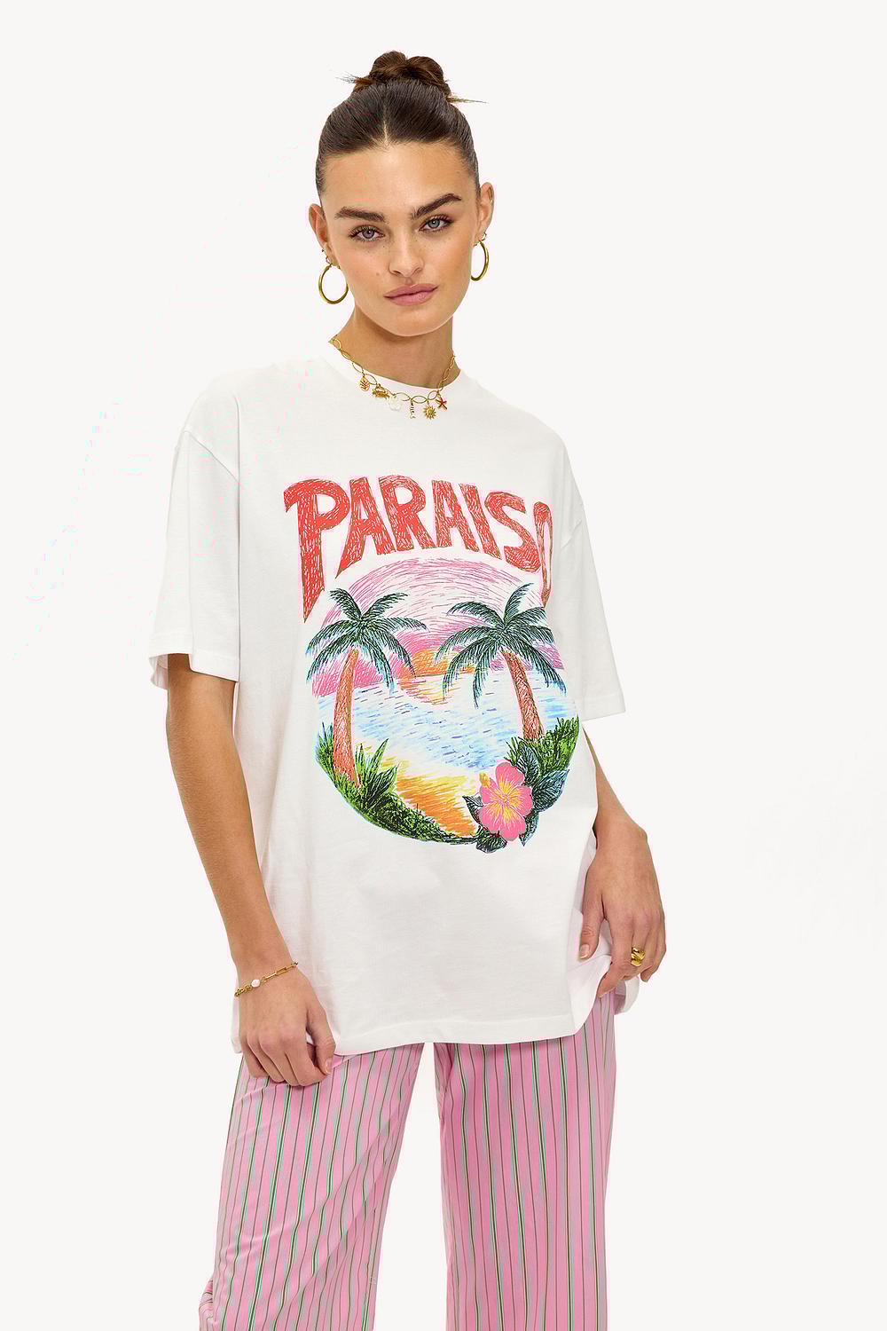 Camiseta blanca con mensaje