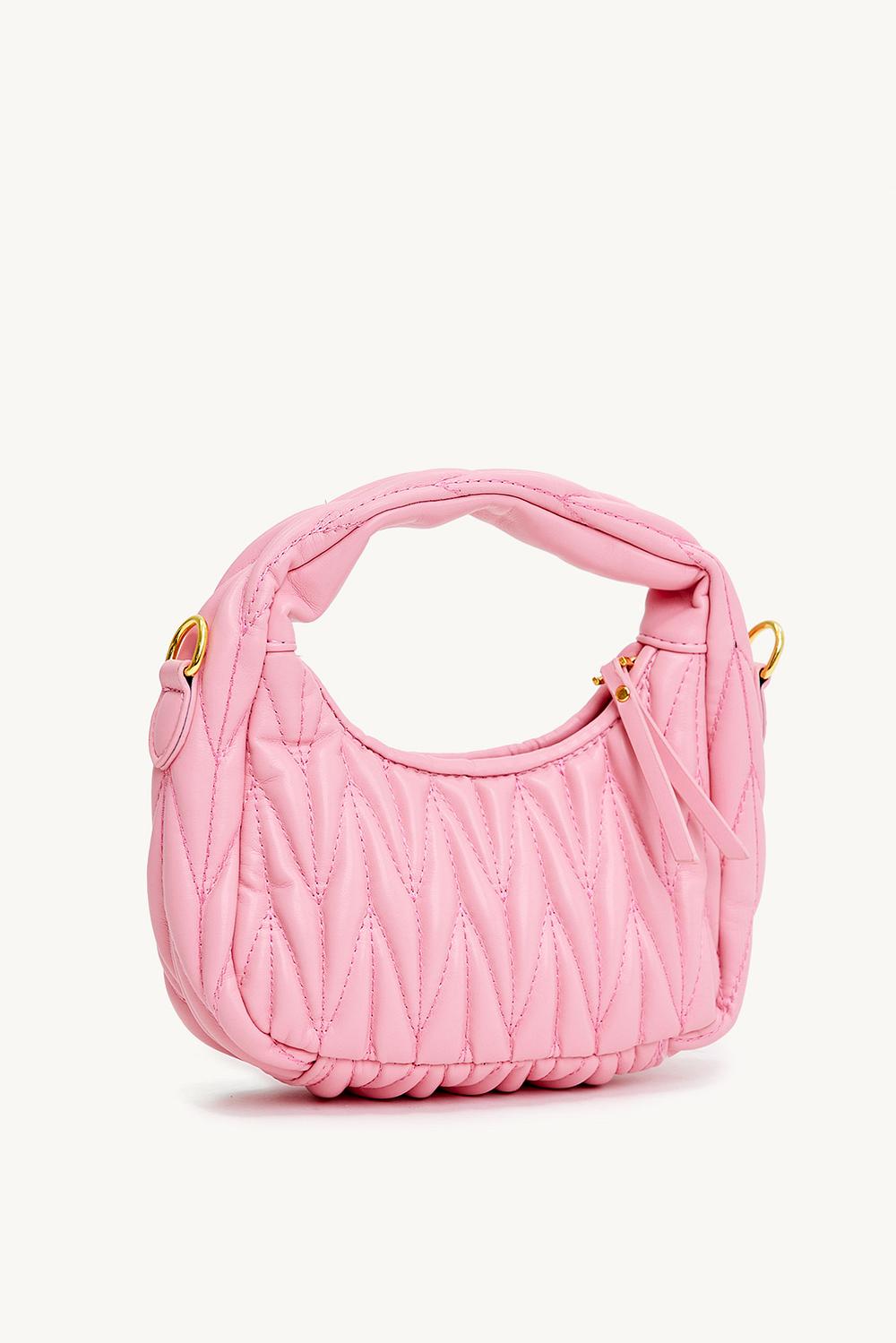 Light pink hand bag