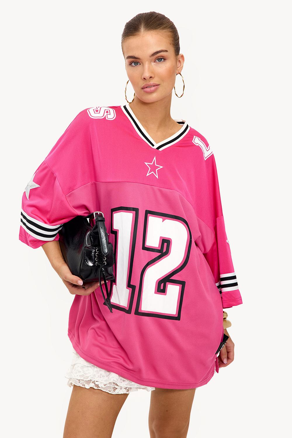 Pink sports shirt