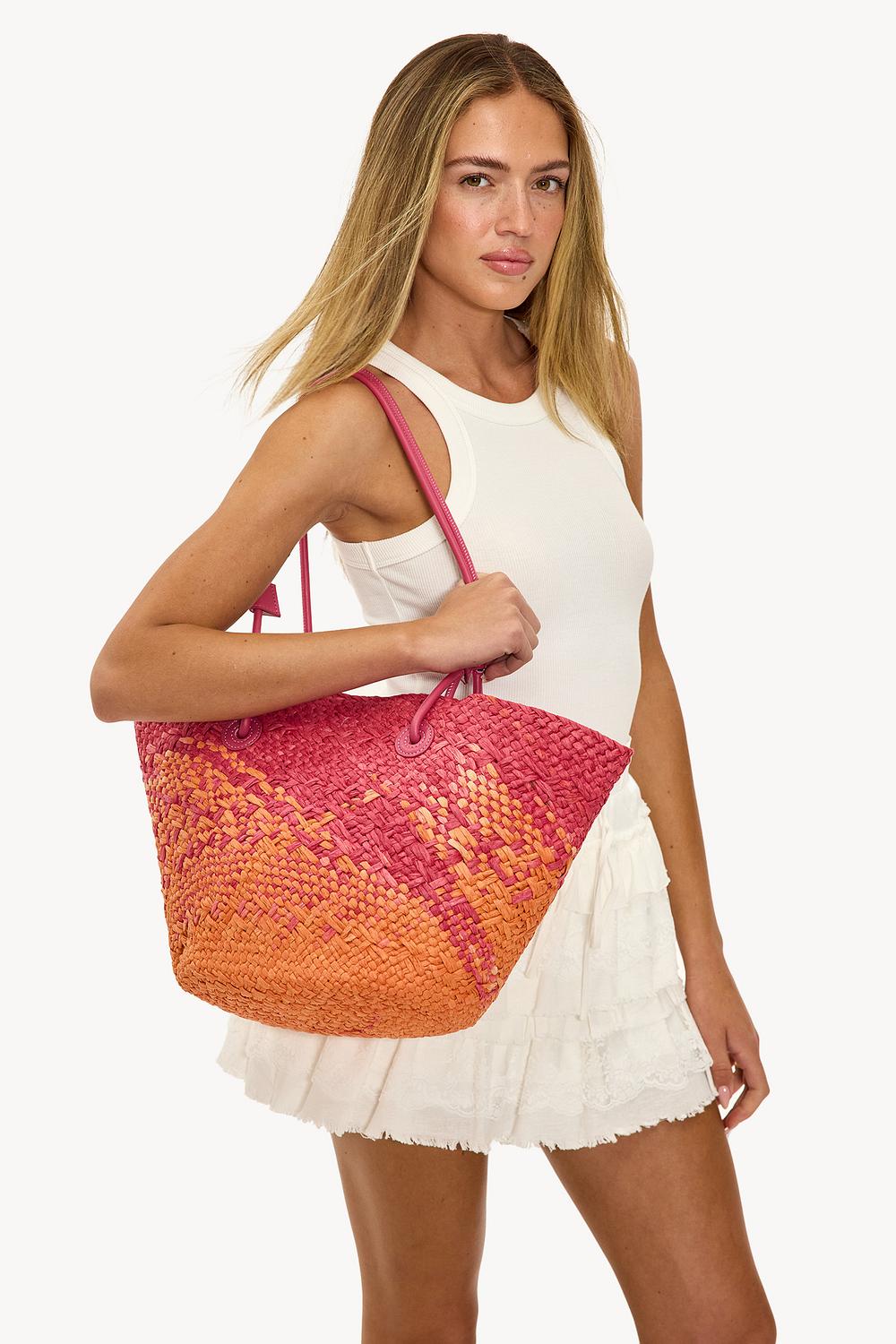 Sac de plage rose
