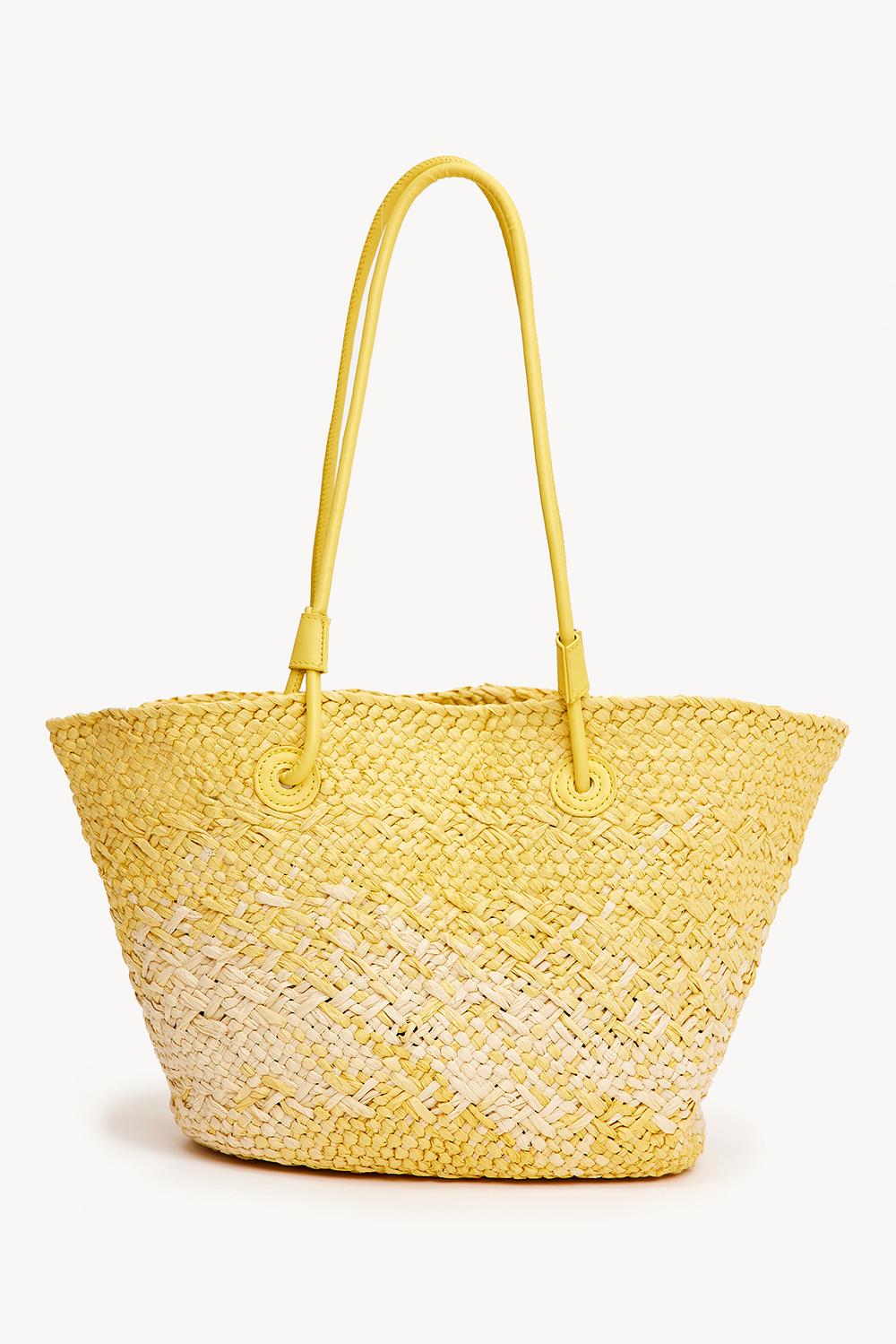 Bolso de playa amarillo