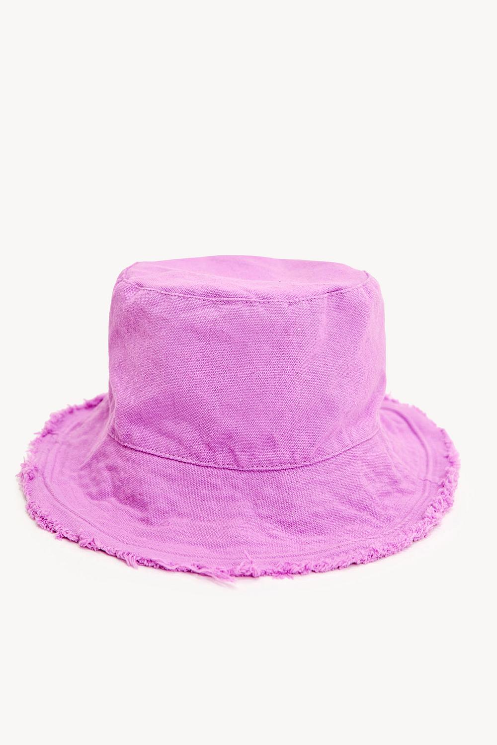 Roze bucket hat