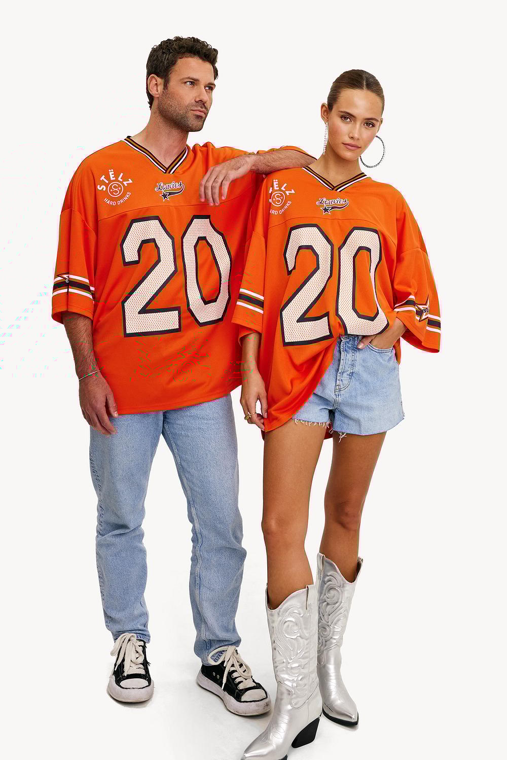 T-shirt de sport orange