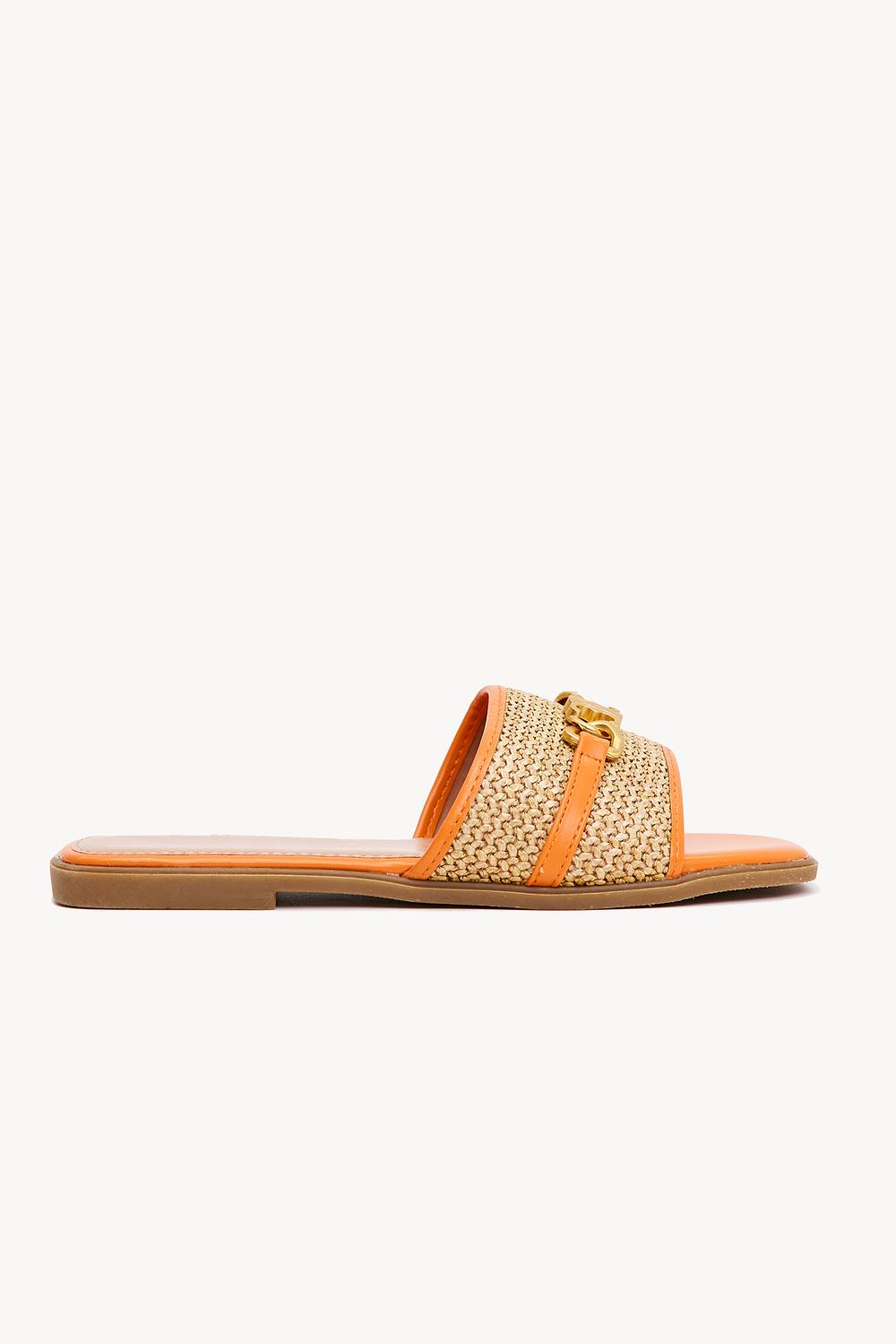 Orange slippers