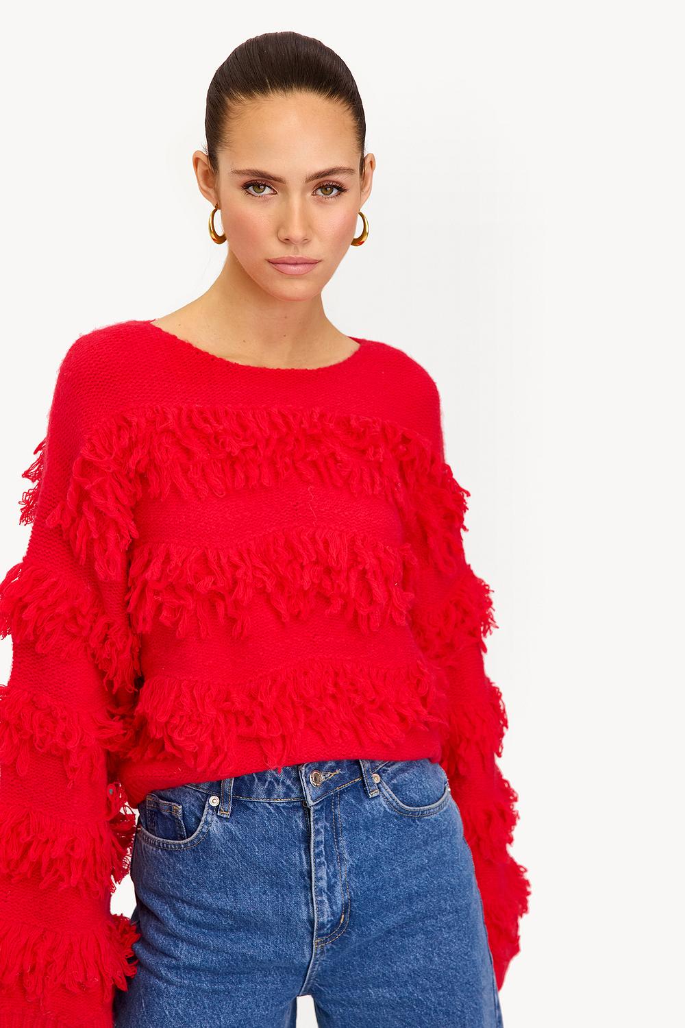 Pull rouge