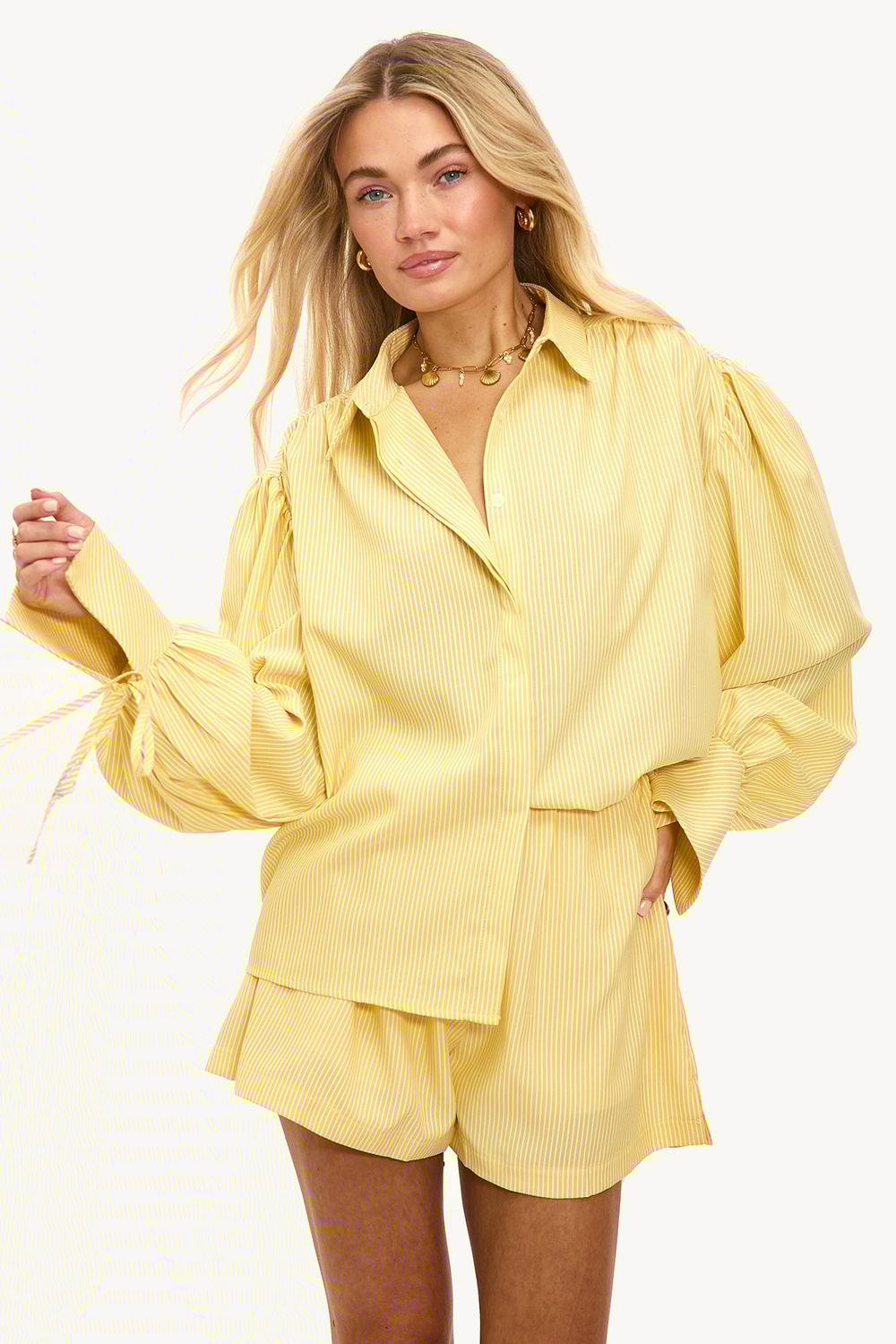 Light yellow shorts