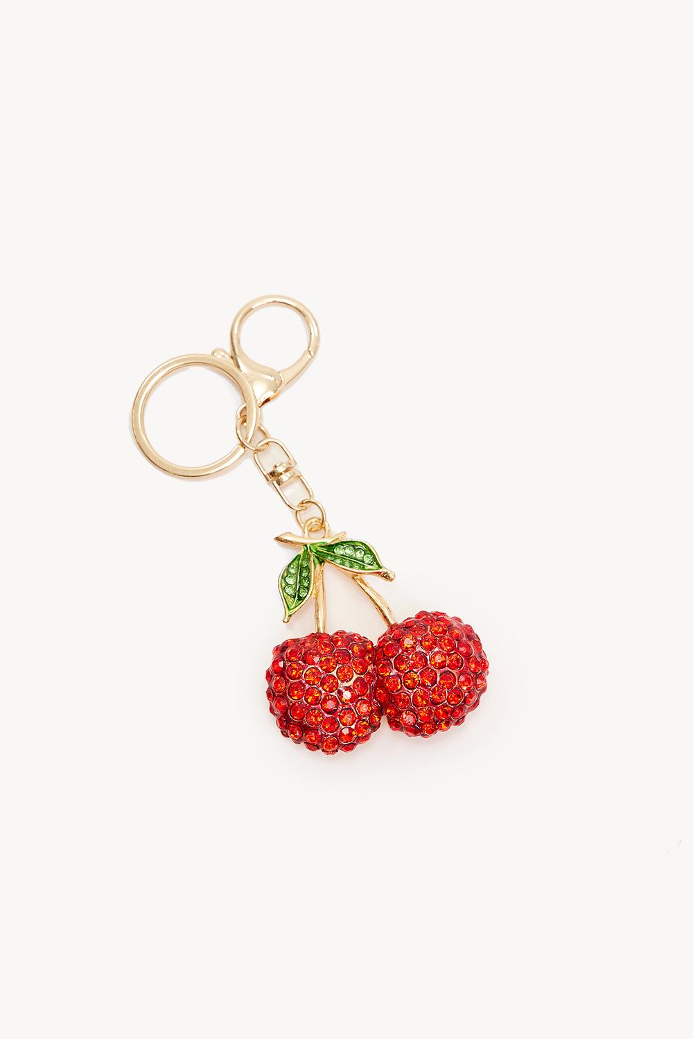 Red cherry key ring
