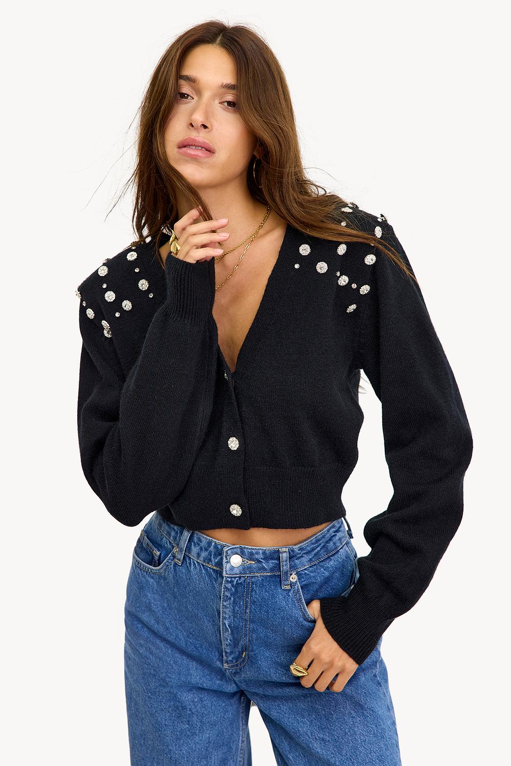 Cardigan noir