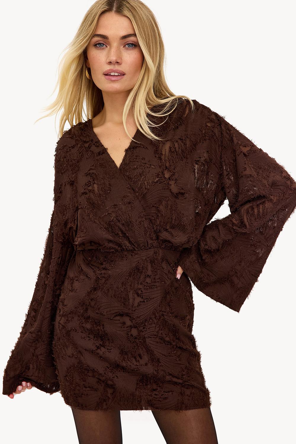 Dark brown dress